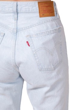 Levi's 501 cropped jeansy damskie proste rozmiar 30x26
