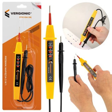 Тестер напряжения переменного тока 110-380 В/постоянного тока 150-500 В 3 в 1