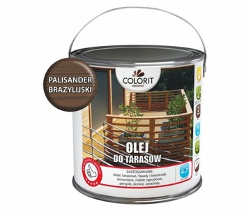 Colorit Olej Do Drewna Tarasów 2,5L PALISANDER