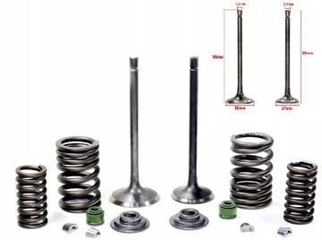 KPL ZAWÓR SSĄCY + WYDECHOWY Quad Bashan 200cc OEM!