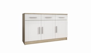 Komoda PARIS 3F3S Biały mat