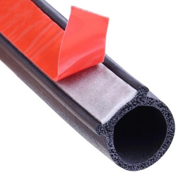 UNIWERSALNA USZCZELKA DO DRZWI SAMOCHODOWYCH, 5 M, OCHRONA KRAWĘDZI, CZARNY