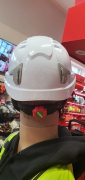 ШЛЕМ ЗАЩИТНЫЙ, ШЛЕМ ВЕНТИЛЯЦИОННЫЙ С ОЧКАМИ, БЕЛЫЙ