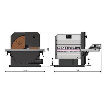 Optimum OPTIgrind GB 305D Szlifierka 1100 W