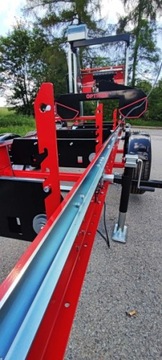 Trak taśmowy spalinowy 27KM 910mm traczek piła taśmowa pozioma tartak