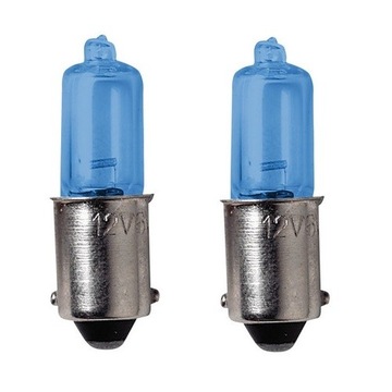 Żarówki H6W 12V 6W BAX9s BLUE XENON 4500K