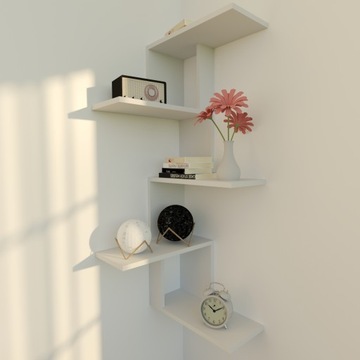 ALBA ПОДВЕСНАЯ УГЛОВАЯ ПОЛКА КНИЖНЫЙ ШКАФ ДЕТСКИЕ ИГРУШКИ