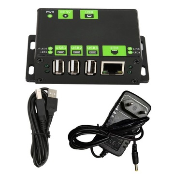 Przemysłowy HUB USB Wielofunkcyjna metalowa