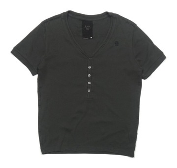 G-STAR RAW Męski Szary T-shirt Logo r. S / M / Slim Fit