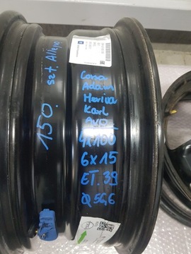 DISK OCELOVÝ OPEL OE 6.0" X 15" 4X100 ET 40