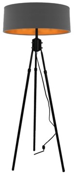 LAMPA STOJĄCA PODŁOGOWA TRÓJNÓG ABAŻUR 45CM LED