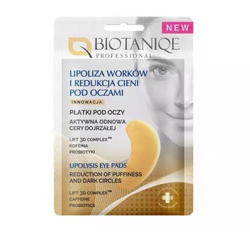 BIOTANIQE Professional Płatki Pod Oczy Lipoliza Worków 1 Para