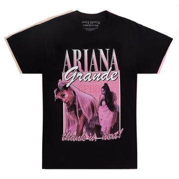 Koszulka Ariana Grande Thank U Next Sweetener World Tour Black T-Shirt