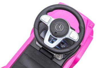 Автомобиль для езды, автомобиль с толкачом, Mercedes Benz, класс фуксия