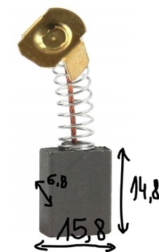 УГОЛЬНАЯ ЩЕТКА Ryobi 5131032527 - запасная часть 1 шт.