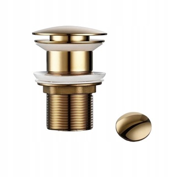 Bateria wannowa złota Old Retro Gold - Zestaw