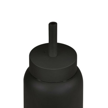 Bink - Silikonowa nasadka ze słomką do butelki Mini - Black