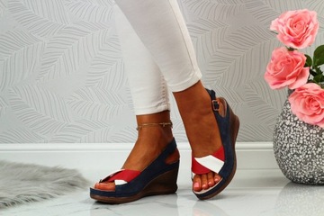 САНДАЛИИ ЖЕНСКИЕ, УДОБНЫЕ, ЛЕГКИЕ, КОЖАНЫЕ 38