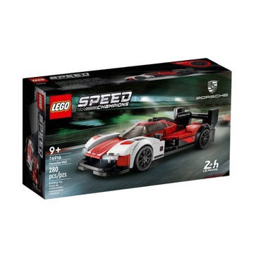 LEGO SPEED CHAMPIONS 76916 PORSCHE 963 + БУМАЖНЫЙ ПАКЕТ LEGO СРЕДНИЙ