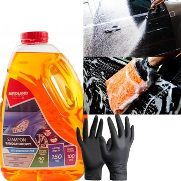 AUTOLAND SZAMPON + AKTYWNA PIANA ULTRAKONCENTRAT 3L RĘCZNE + BEZDOTYKOWE