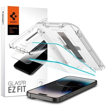 Закаленное стекло Spigen для Apple iPhone 14 Pro 2 шт.
