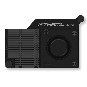 Argon THRML 30mm chłodzenie z wentylatorem PWM dla Raspberry Pi 5 czarne