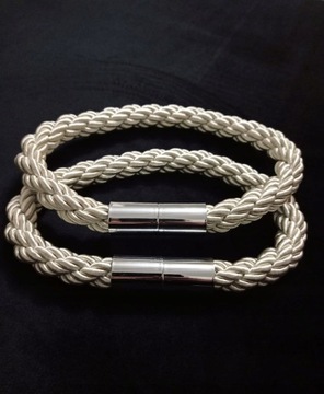 КРЕПЛЕНИЕ ШТОР МАГНИТНАЯ ПРЯЖКА ДЛЯ ШТОР ТОЛСТАЯ БЕЖЕВАЯ ВЕРЕВКА КЕПКА