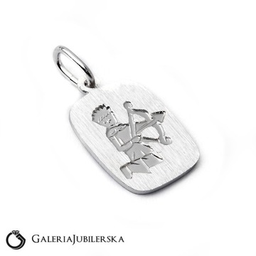WISIOREK SREBRNY ZNAK ZODIAKU STRZELEC SAGITTARIUS