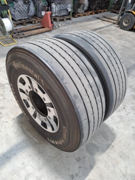 КОЛЕСА ПЕРЕДНИЕ ШИНЫ С АЛЮМИНИЕВЫМИ ДИСКАМИ CONTINENTAL HYBRID HT3 385/65 R 22.5