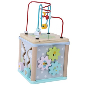 Деревянные кубики, соответствующие игрушкам