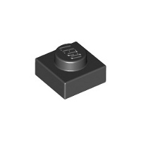 Lego Płytka Czarna 1x1 3024 302426 1szt U
