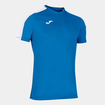T-shirt męski okrągły dekolt Joma Academy niebieska r. XL na trening i mecz