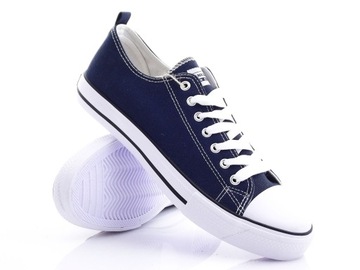 Trampki orginal AMERICAN CLUB granat niskie r.45