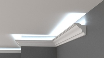 Gzyms oświetleniowy led listwa 10x10 dekor FOX05