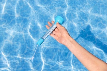 Pływający Termometr Basenowy do Basenu Jacuzzi Wanny Whirlpool 58697 Niebie