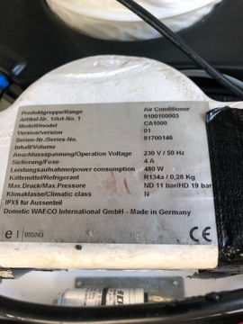 КОНДИЦИОНЕР НА КРЫШЕ КЕМПЕРА CAMPING DOMETIC CA1000