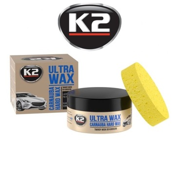 K2 ULTRA WAX TWARDY WOSK DO KAROSERII CARNAUBA