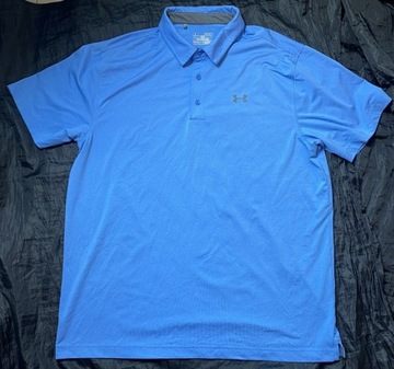 Under Armour ORYGINALNE NIEBIESKIE POLO XXL