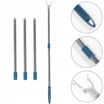 Выдвижная штанга для одежды, на которой можно повесить одежду.