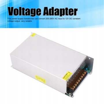 БЛОК ПИТАНИЯ ПРЕОБРАЗОВАТЕЛЬ 100A 1200 W 110/220V ВХОД AC 12 V DC ВЫХОД YG