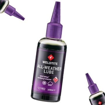 OLEJ DO ŁAŃCUCHA WELDTITE ALL-WEATHER LUBE WITH TEFLON 100 ML SUCHE I MOKRE