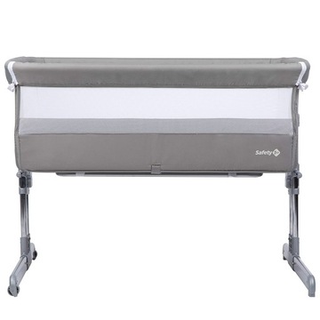 Безопасная дорожная кроватка 70 x 96 см серая