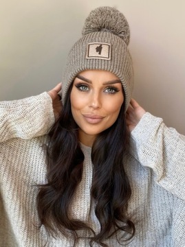 ШАПКА ЖЕНСКАЯ ЗИМНЯЯ, ТЕПЛАЯ, УДОБНАЯ, ТОЛСТАЯ, СПОРТИВНАЯ ЖЕНСКАЯ, ЦВЕТА