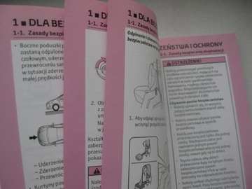 TOYOTA YARIS III 2017-2020 Polska instrukcja obsługi oryginalna książka