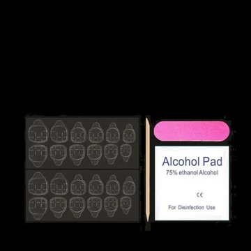 Наклейки на кончики ногтей для искусственных ногтей