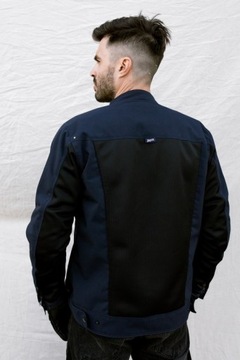 МУЖСКАЯ ТЕКСТИЛЬНАЯ МОТОЦИКЛОВАЯ КУРТКА BROGER CALIFORNIA ТЕМНО-СИНЯЯ, СИНАЯ ЛЕТНЯЯ