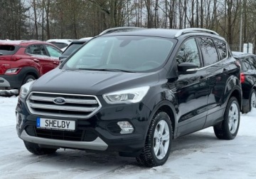 Ford Kuga II SUV Facelifting 2.0 TDCi 150KM 2019 Ford Kuga 2.0TDCI 150KM Xenon Led Klima Navi Pol Skora Parkasist PO OPLATA, zdjęcie 1