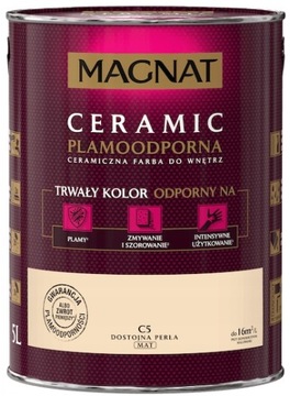 FARBA DO ŚCIAN MAGNAT CERAMIC 5L DOSTOJNA PERŁA