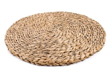OKRĄGŁA PODKŁADKA Z TRAWY MORSKIEJ 35 cm