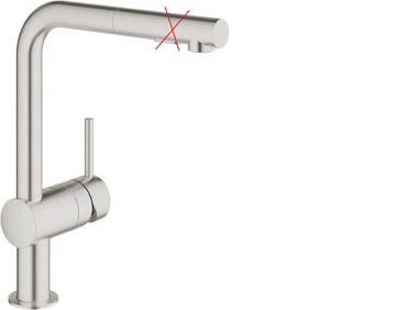 H8 Grohe 30274DC0 Minta Bateria kuchenna stal nierdzewna